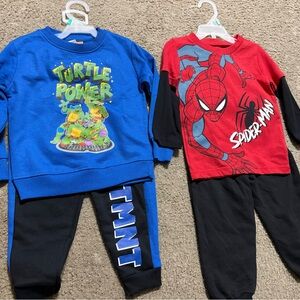 Boy Lot Of Kids 2 Piece Winter Outfit SIZE 2T BRAND NEW
